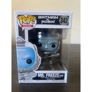 VAULTED Mr. Freeze Funko Pop #342 Batman & Robin Movies DC Comics Schwarzenegger